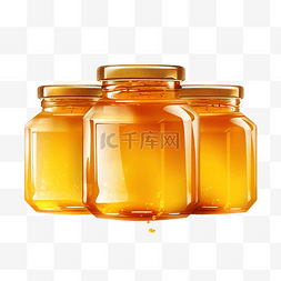 物体图片_优质蜂蜜装在罐子里真实的物体插