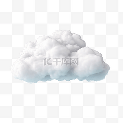 流动的空气图片_孤立的现实白云