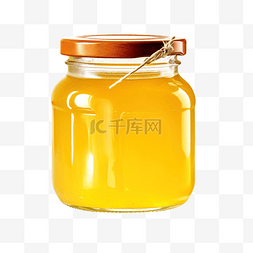 黄色蜂蜜罐 PNG 文件