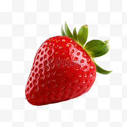 一半的草莓图片_红色草莓对象 PNG