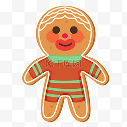 姜姜甜品图片_圣诞节可爱饼干