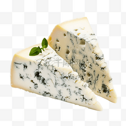 吃奶酪图片_三角形的蓝纹奶酪