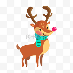 圣诞节麋鹿小鹿