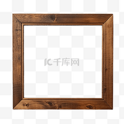 木框相框图片_带复制空间的质朴木制相框
