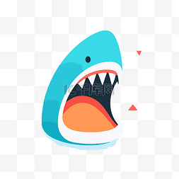 鲨鱼嘴图片_鲨鱼 的 gif for iphone 向量