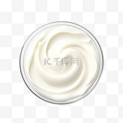 白色奶油质地图片_白色奶油隔离元素