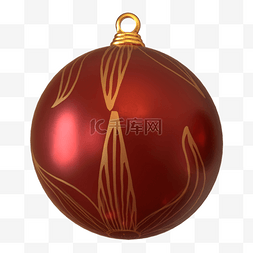 圣诞节装饰球3d