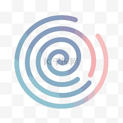 颜色形状图片_具有两种颜色和多种形状的螺旋标