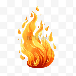背景暖光图片_燃烧的火焰插图