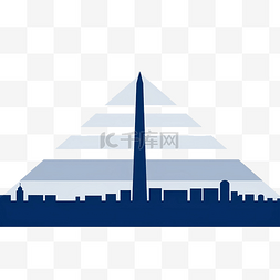 独立潇洒图片_华盛顿纪念碑图形