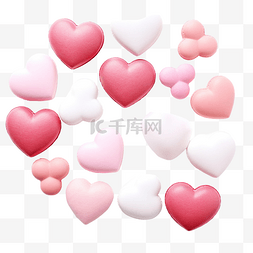 国色天香字体图片_粉色和白色的心情人节