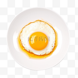 白色煎蛋图片_煎蛋黄 煎炸 食用