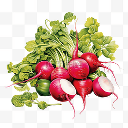 蔬菜沙拉背景图片_新鲜的萝卜和蔬菜