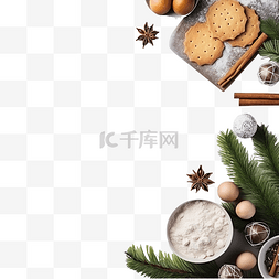烘焙图片_用于烹饪圣诞假期烘焙饼干和蛋糕