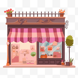 苏绣精品图片_精品剪贴画色彩缤纷的商店和面包