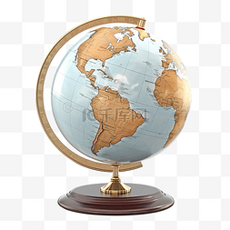 世界名表之一图片_表地球 3d 插图
