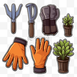 手套植物园艺工具套件花园收藏套