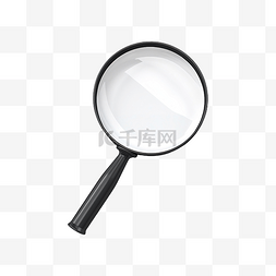 放大镜文档图片_带空白搜索栏的放大镜隔离最小网