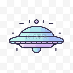 ufo 飞行宇宙飞船矢量图