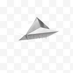 折纸飞机图片_在单色云上飞行的纸飞机