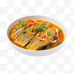 咖喱酱蒸鱼泰国菜