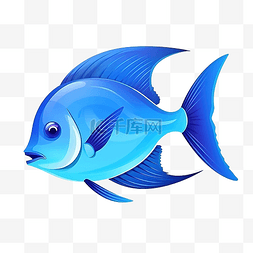 蓝色的鱼海洋生物动物