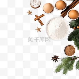 烘焙图片_用于烹饪圣诞假期烘焙饼干和蛋糕