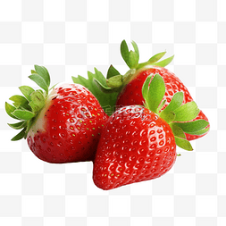 一半的草莓图片_新鲜草莓水果健康