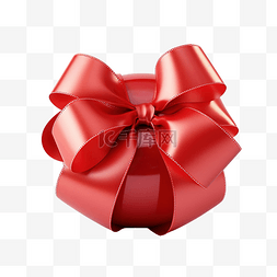 圣诞礼物包装丝带礼物一球红丝带