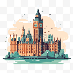 伦敦剪图片_议会剪贴画上议院 向量
