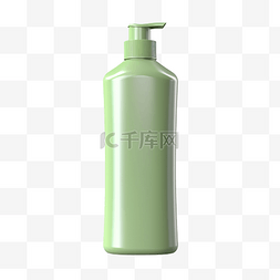 洗发水塑料瓶 3d 渲染