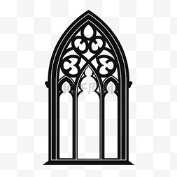玻璃小门图片_教堂中世纪窗户旧哥特式建筑元素
