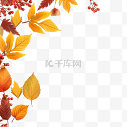 美丽花案图片_秋天的背景，背面有一组叶子