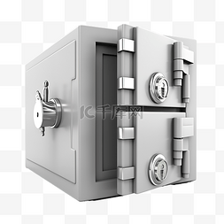 安全银行储物柜 3d 图