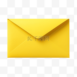 信封消息黄色