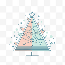 圣诞树插图 向量