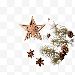 圣诞作文与圣诞树的星星和树枝