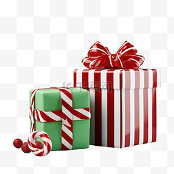 丝袜盒子图片_装有圣诞礼物的盒子和绿色表面上