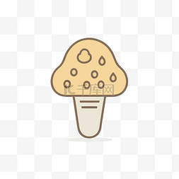 彩色的蘑菇图片_冰淇淋