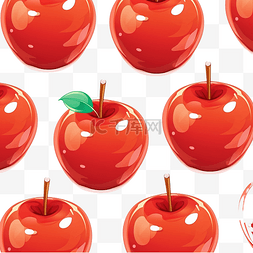 不规矩图案图片_红焦糖苹果无缝模式