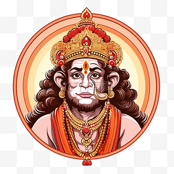 哈努曼贾扬蒂 Hanuman Jayanti 的 gadda 