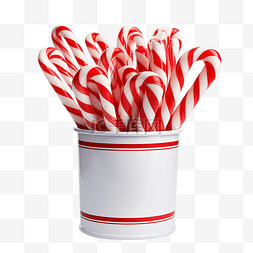 圣诞糖拐杖图片_圣诞条纹红色和白色拐杖糖