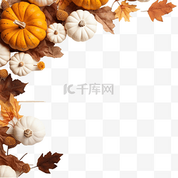 背景表格图片_感恩节快乐概念秋季构图白南瓜木
