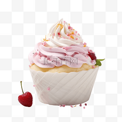 酥皮馅饼图片_粉蛋糕装饰冰淇淋