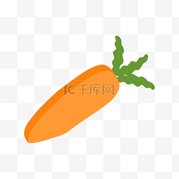 卡通胡蔬菜图片_胡萝卜橙色蔬菜