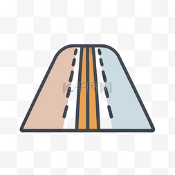高速公路高清图片_以高速公路为特色的线图标 向量