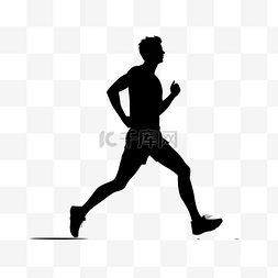 奔跑的人背景图片_奔跑的人的剪影