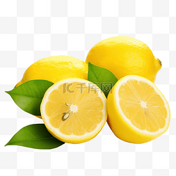 柠檬手图片_孤立的柠檬果