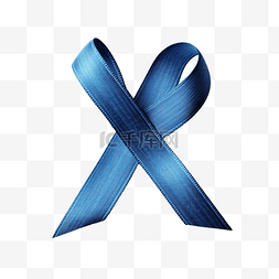 蓝色牛仔裤丝带罕见疾病患者癌症