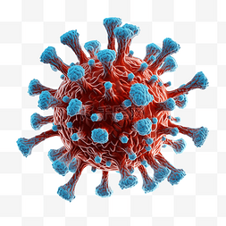显微镜下看到的冠状病毒的结构形